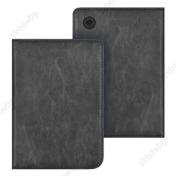 Enhanced Protective Shell with Smart Cover, Hand Strap, and Stand for 6'' E - Reader Auto Sleep/Wake Case (Black)