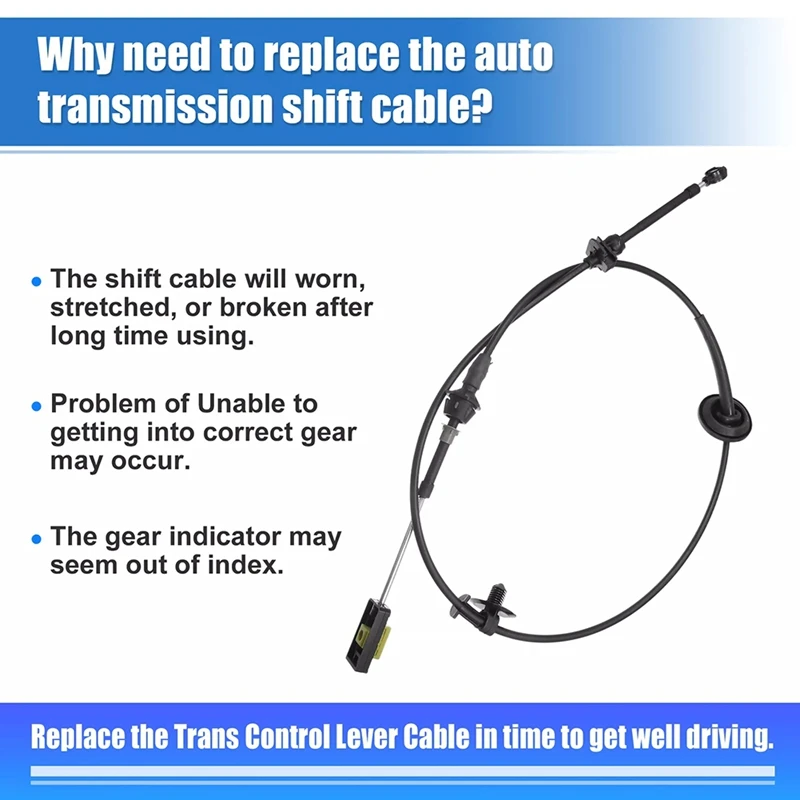 For Ford Explorer Car Gear Shift Cable Transmission Shifter Cable 1L2Z7E395AC