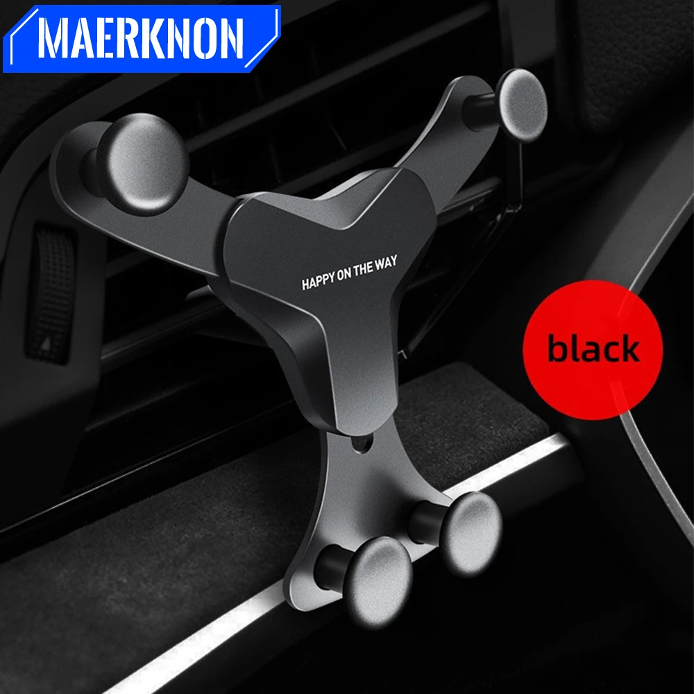 

3 Colors Gravity car holder For iPhone Samsung Huawei Xiaomi In Car Mobile Phone Holder Air Vent Mount Cell Smartphone Holder