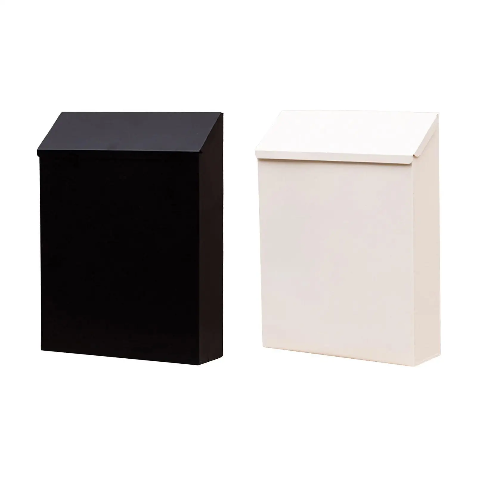 Wall Mounted Mailbox Large Capacity Iron Mail Box for Office Front Door Gate