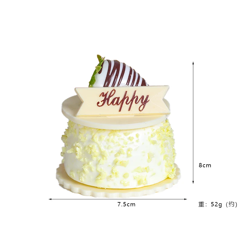 Food Photography Props 1PC Multiple Style Artificial Cake Fake Food Decoration Photography Pro Food Simulation Cake Model Tea Table Decoration FCYY-035
