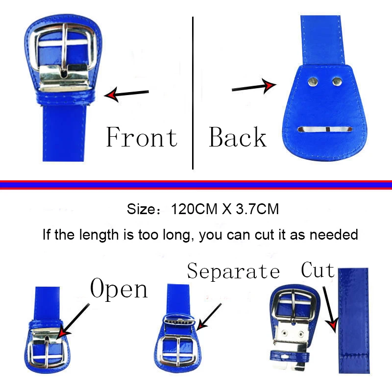 GOOWAIL New Trendy Baseball Waist Belt Fashion Durable Pu Leather Belts With Pin Buckle For Man And Women Outdoor Sport Use