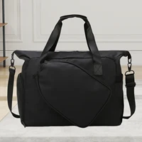 Pickleball Racket Bag Multifunctional Large Capacity Shoe Compartment Tennis Bag Handbag for Beginners Women Men Players Adults 4