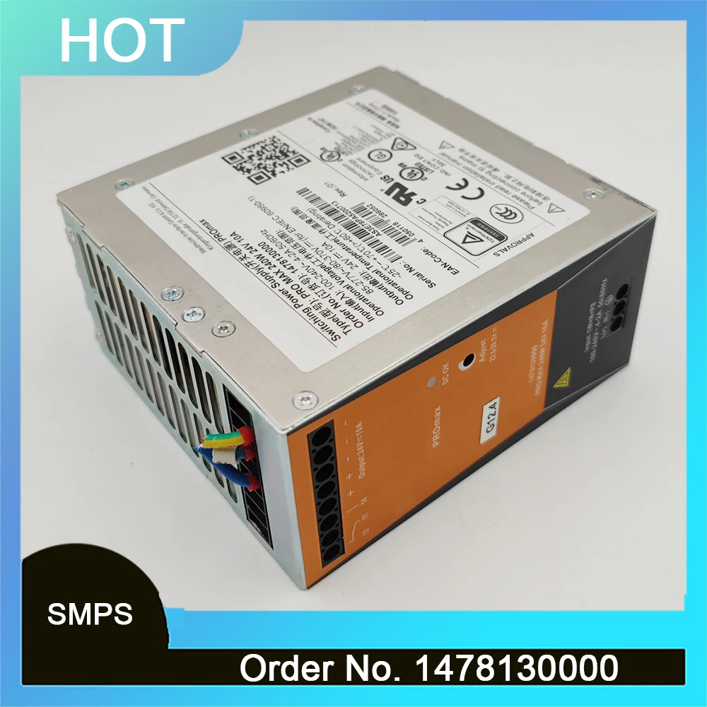 1478130000 For Weidmuller PRO MAX 240W 24V 10A Switching Power Supply PROmax Output 24V 10A