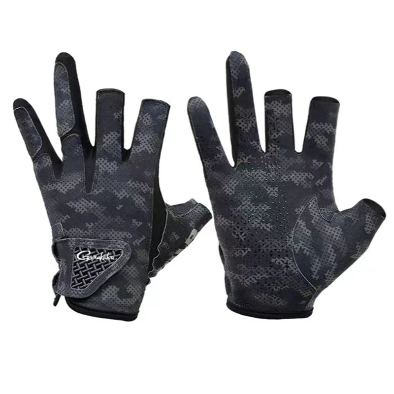 Fishing Gloves Gamakatsu Anti-slip Summer Breathable Fly Angling Cycling Sports