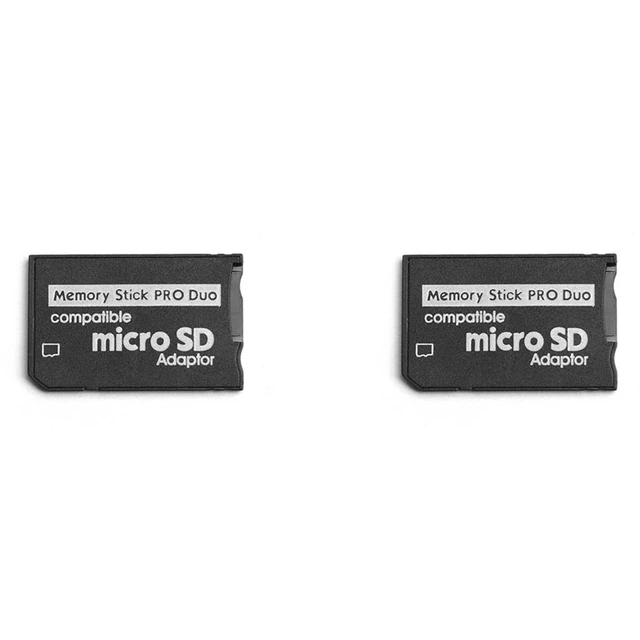 Lot x 10 Memory Stick MS Pro Duo Adapter Micro SD SDHC TF Card