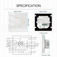 MOES WiFi Water/Electric Floor Heating Thermostat Zigbee Water Gas Boiler Temperature Control Tuya/Smart APP Alexa Google Voice - Image 6