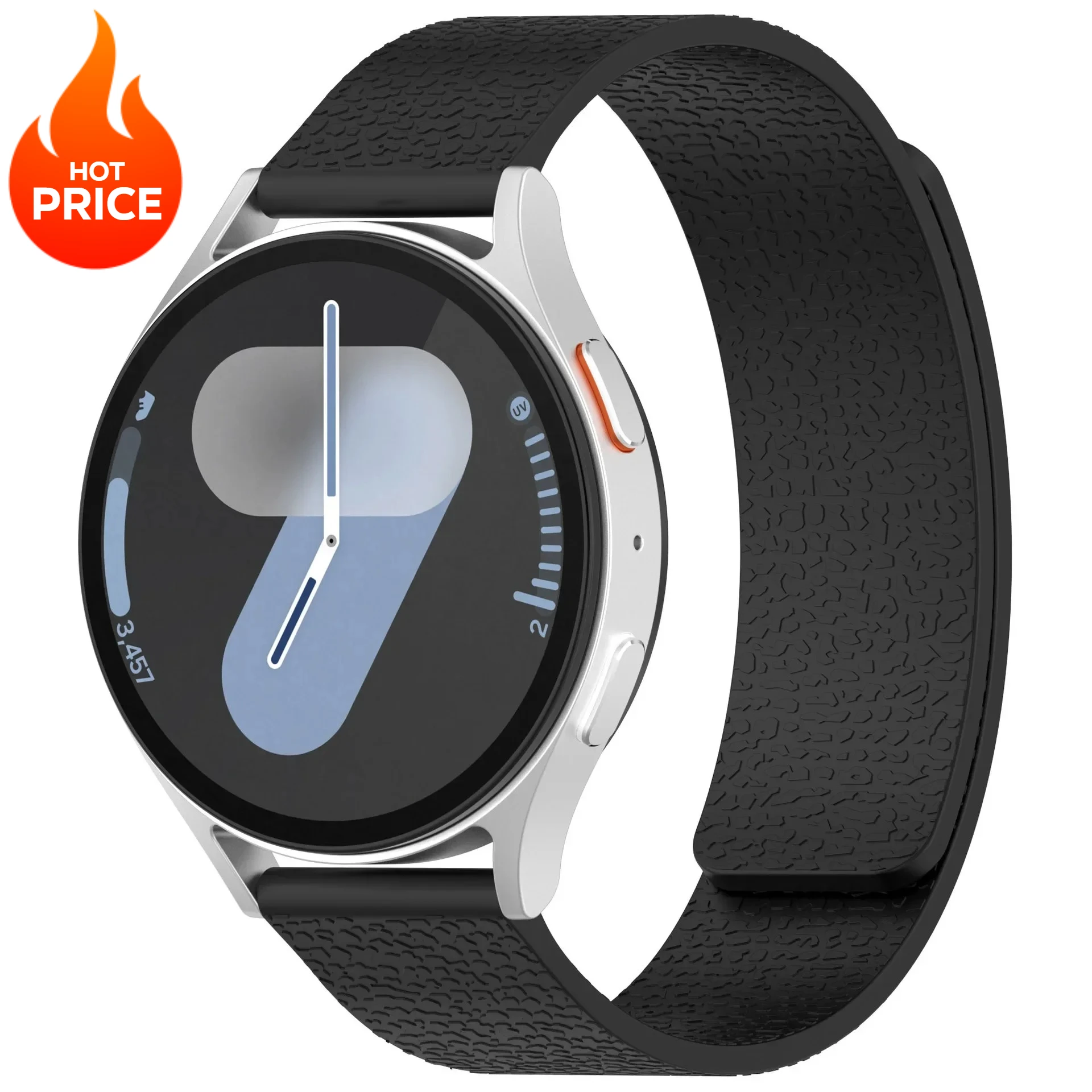 Silicone Magnetic Loop Strap - Versatile & Stylish Smartwatch Bracelet