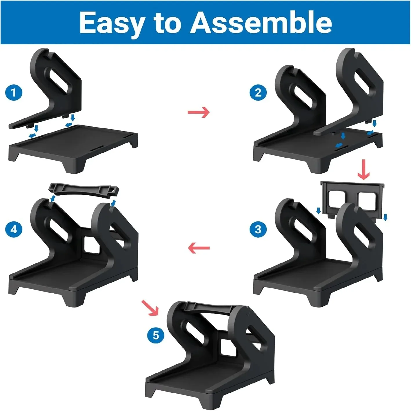 Supporto per etichette, porta etichette per spedizioni, accessorio da scrivania per stampanti, per etichette in rotolo e a foglietti, per piccole imprese, fabbriche e uffici. - immagine 5
