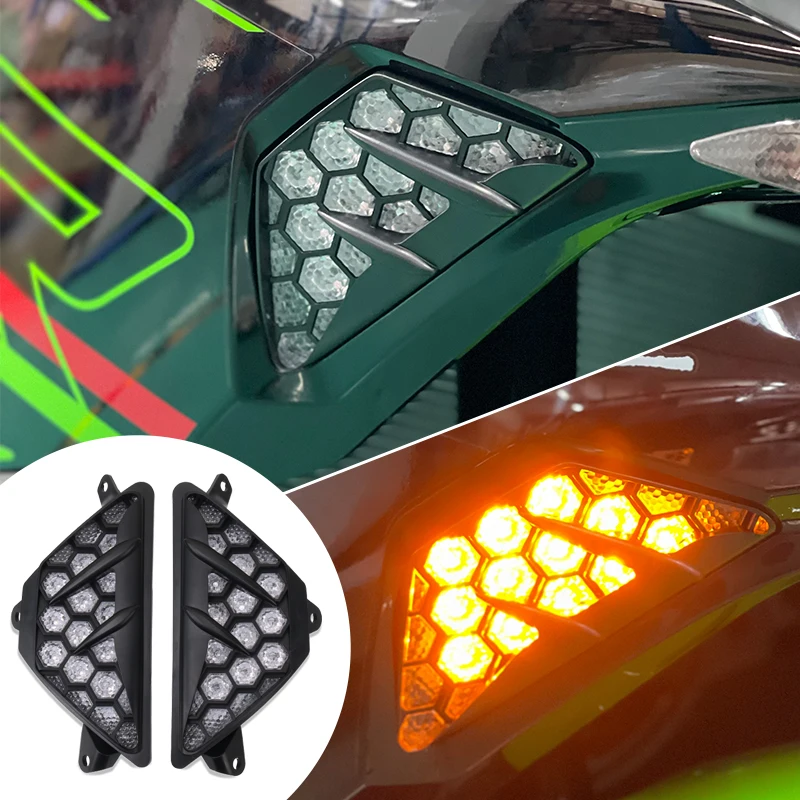 

Для KAWASAKI NINJA ZX-4R ZX4R ZX4RR 2023-2024 мотоциклетные передние указатели поворота