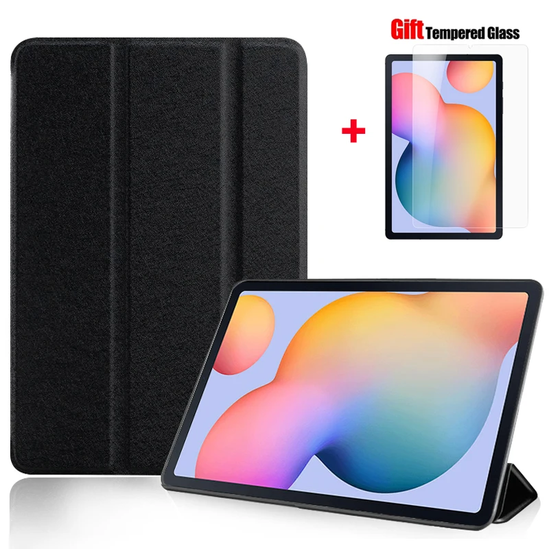 

For Samsung Galaxy Tab S6 Lite 10.4'' 2022 SM-P610 P613 P615 P619 Frosted Back Cover Shockproof Flip Tablet Protective Case film