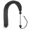 51CM Silicone Spanking Tassel Horse Whip With Handle Flogger Whips Teaching Training Riding 51cm Whips 6