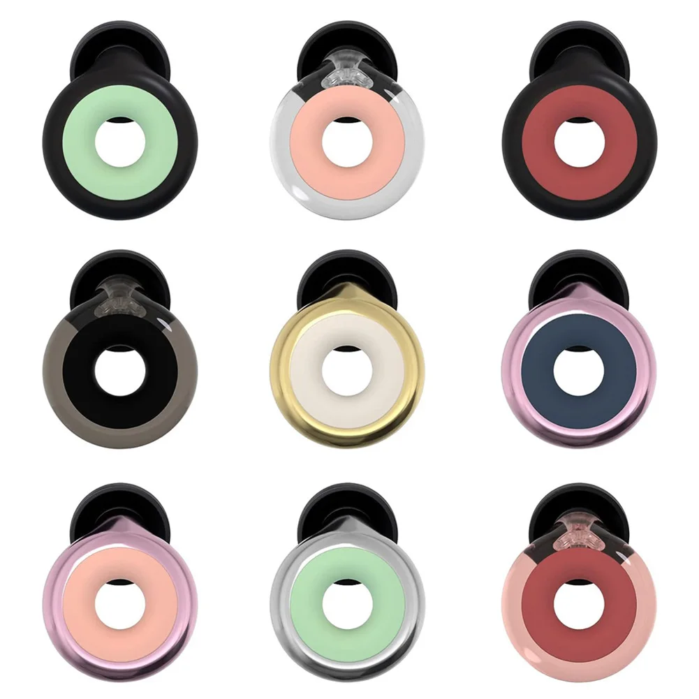 

Silicone Earplugs Pack Reduce Noise By 5dB Adjustable For Earphones Earphone Noise Reduction Silicone Replacement Earplug