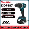 Makita DDF487-13MM Taladradora Inal Á Bria 18V Brushless Power Tool Hammer Drill  Hammer Drill Cordless  Rotary Hammer Drill 2