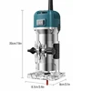 BOLIMEI 220V 800W Palm Router Electric Hand Trimmer Wood Router Collets Woodworking Tool Laminate Trimmer 5
