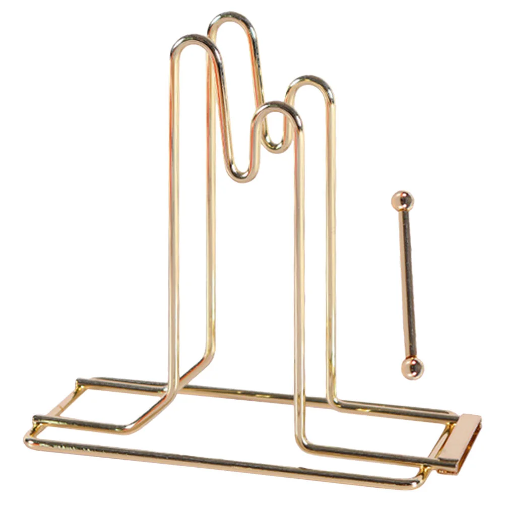 Golden Metal Ticket Dispenser Holder Raffle Stand Portable Soap Dish Movie Theater Roll ganizer Ticket Dispensing Holder Metal
