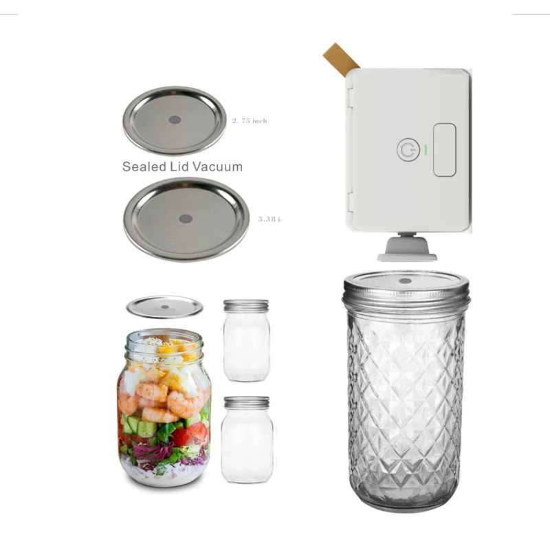 Unique 7 in 1 Automatic Home Mini Rechargeable Vacuum Sealer Pump Compressor Food Bag Heat seal Device Packaging Sealing Machine 6