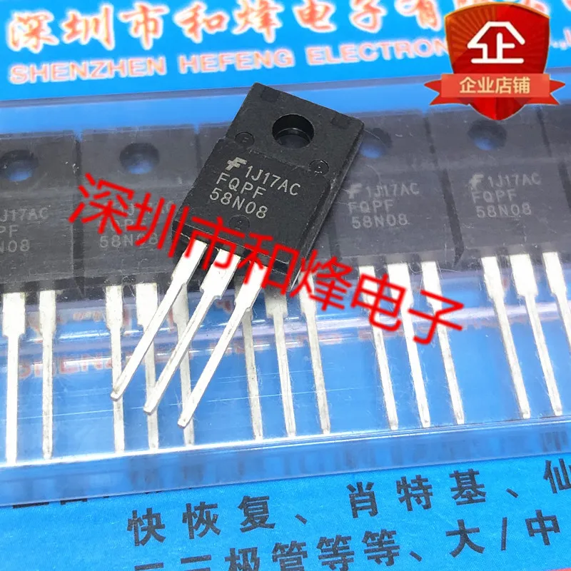 

5PCS-10PCS FQPF58N08 TO-220F 80V 35A New And Original On Stock