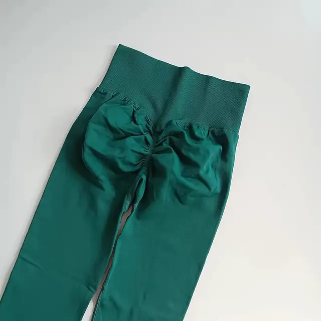 Leggings de yoga taille haute pour femmes, sans couture, effet push-up, pour le sport, le fitness, la course à pied, rehaussement des hanches, très élastiques, pour la gym