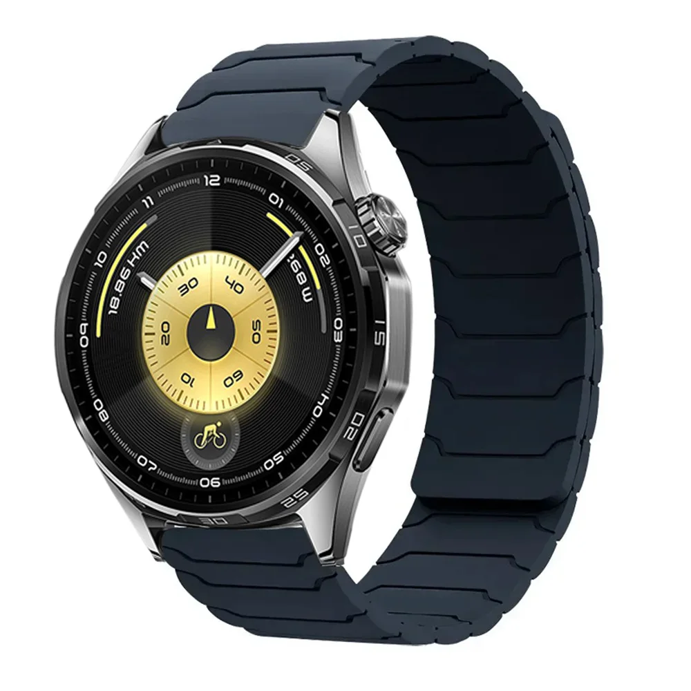 Magnetic Silicone Sports Strap - 22mm/20mm
