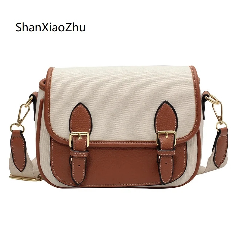 

Fashion Ladies Shoulder Bags for Women Designer Vintage Handmade Waterproof Canvas Handbag Zipper Purses Messenger Crossbody Bag