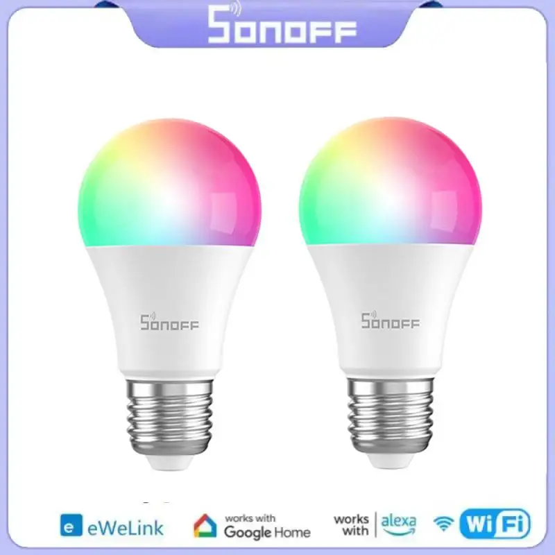 Sonoff B05-Bl-A60/A19 Wifi Smart Light Bulb Smart Home Dimmerabile Supporto Per Lampada Ewelink App Alexa Google Home Telecomando