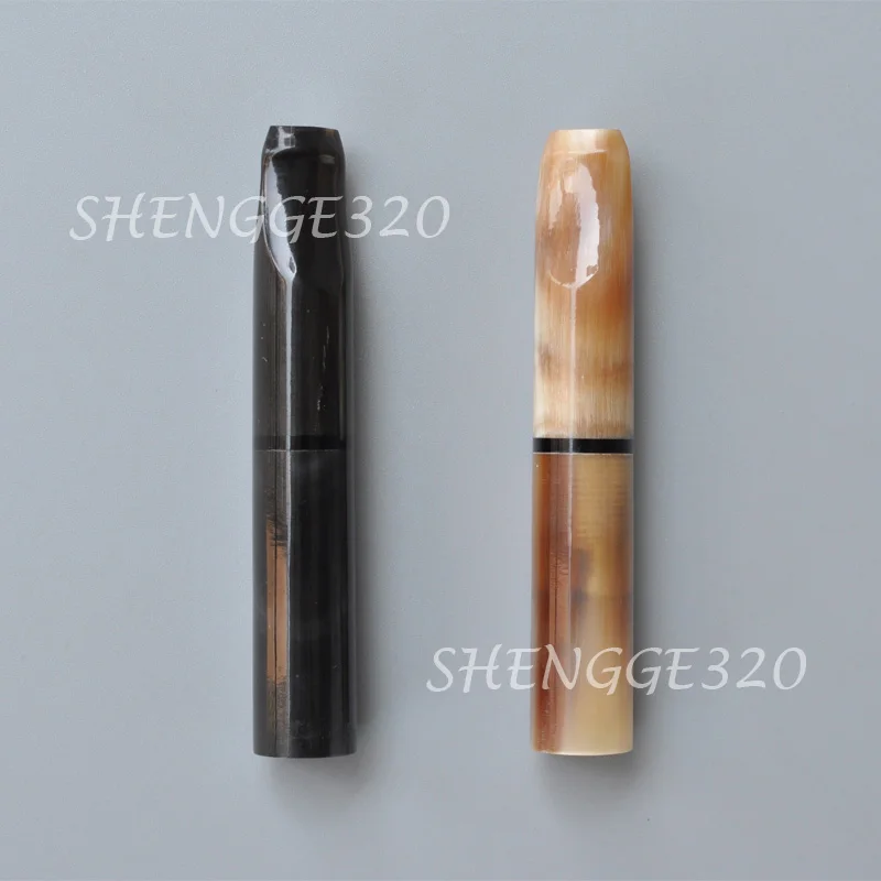 OxHornStemCigaretteHolderWith9mmFilterNaturalMaterialSmoking
