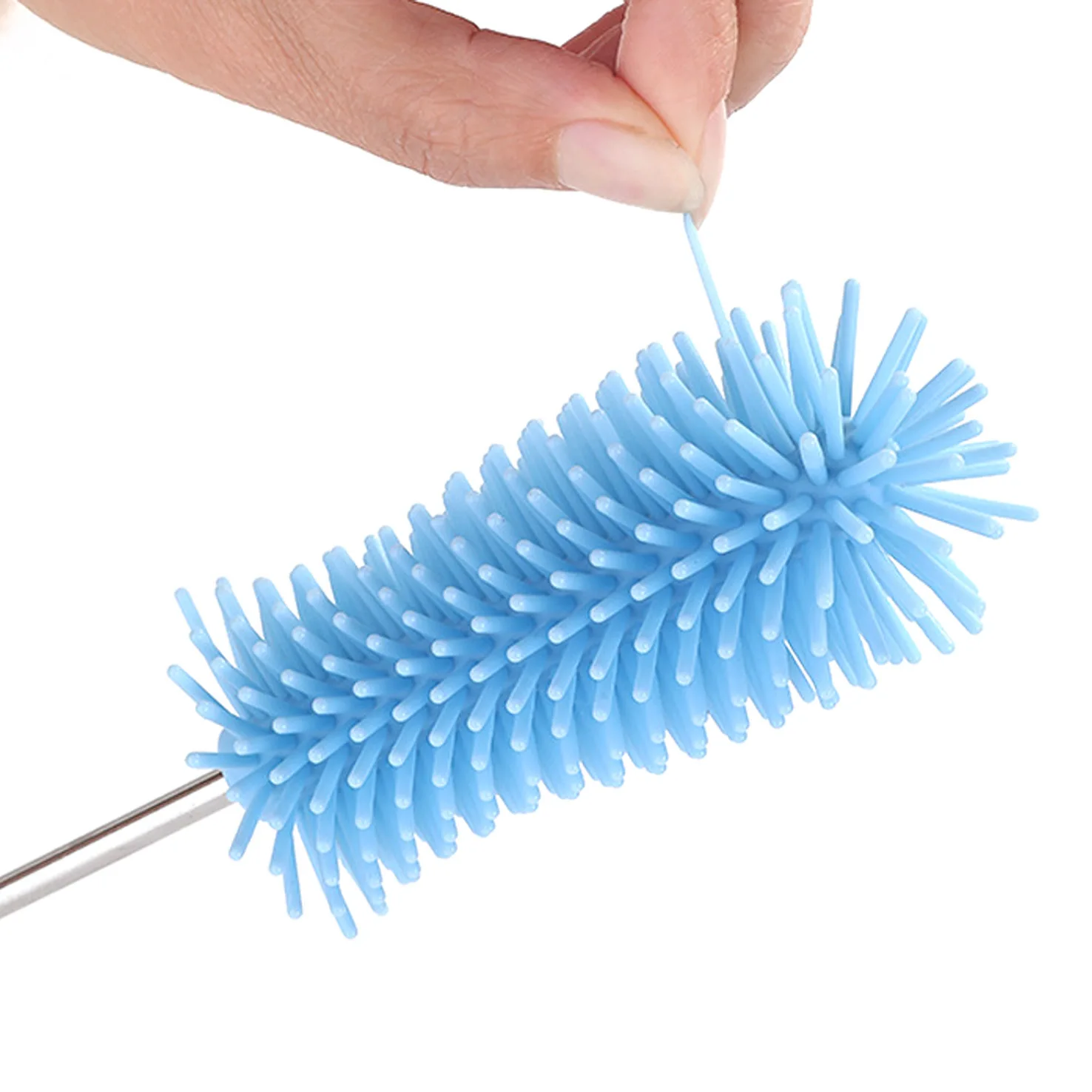 Brosse pour bouteille de lait en Silicone, nettoyeur de verre, outil de  nettoyage de cuisine, bouteille de boisson à Long manche, brosse de  nettoyage de tasse en verre - AliExpress