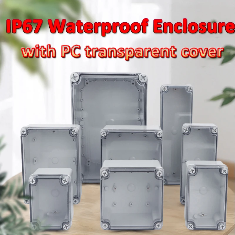 Boîtier De Jonction étanche IP67 Ticonn – Transparent, ABS, 8,7x6,7x4,3 Pouces, Neuf