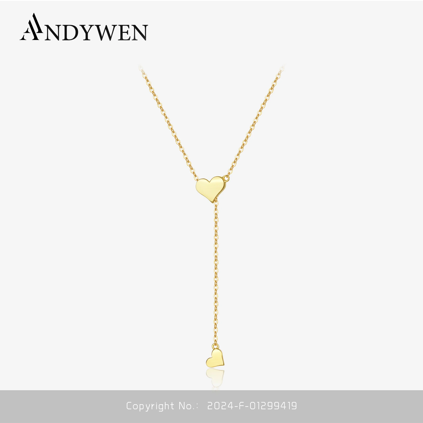 ANDYWEN-Pendentif JOCoussins réglable en argent regardé 925 pour femme, collier à breloques, tour de cou goutte, bijoux de luxe rebrodés 1 ANDYWEN-Pendentif JOCoussins réglable en argent regardé 925 pour femme, collier à breloques, tour de cou goutte, bijoux de luxe rebrodés 1