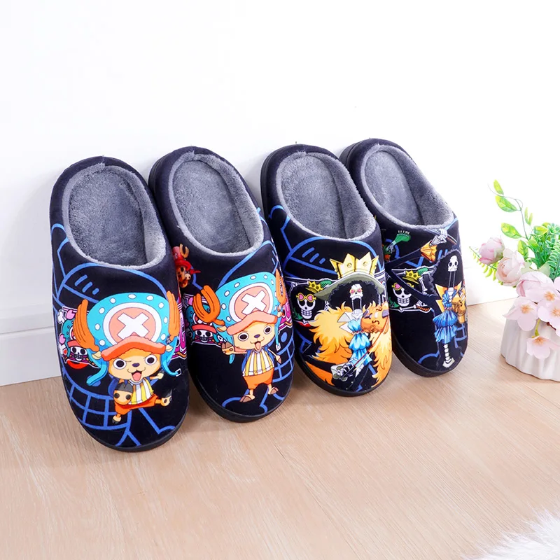 Japanese Anime ONE PIECE Winter House Slippers