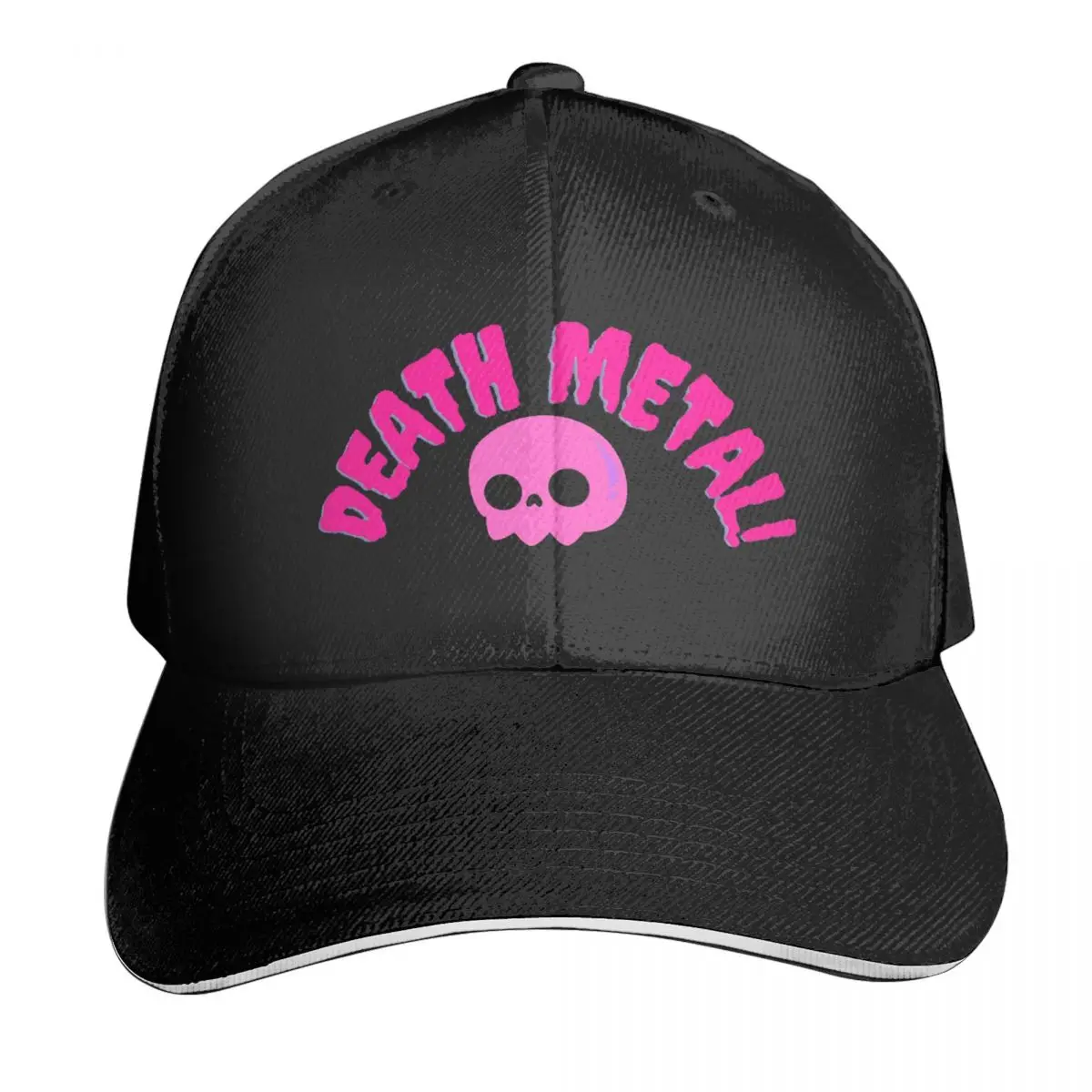 

PINK SKULL METAL Casquette, Polyester Cap Customizable Wicking For Travel