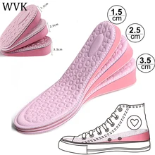 

EVA Memory Foam Invisible Height Increased Insoles for Women Shoes Inner Sole Shoe Insert Lift Heel Comfort Heightening Insoles