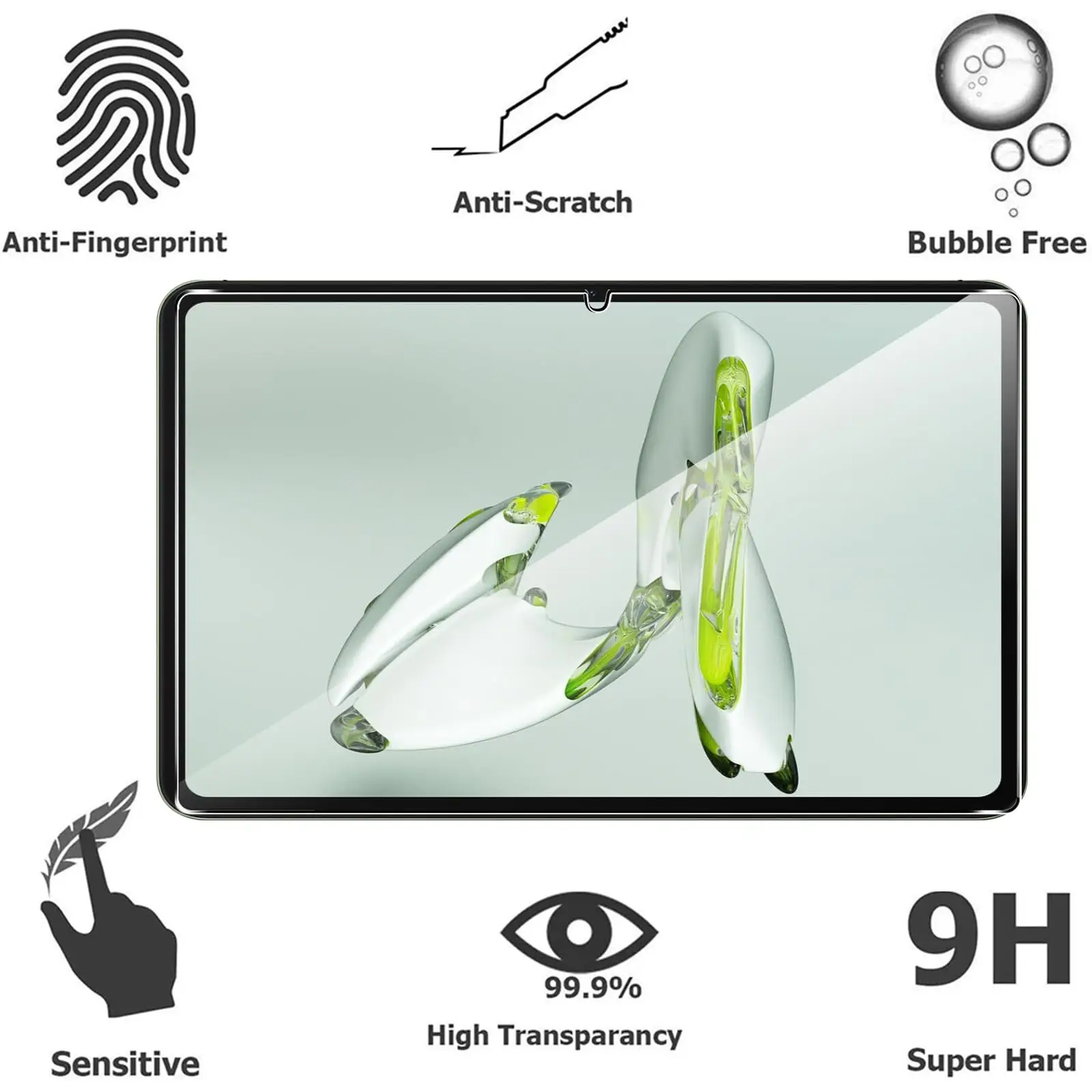 Premium Tempered Glass Screen Protector - 11.35-inch, HD Clarity, 9H Hardness, Clear, Anti-Scratch, High Quality, Anti-Fall