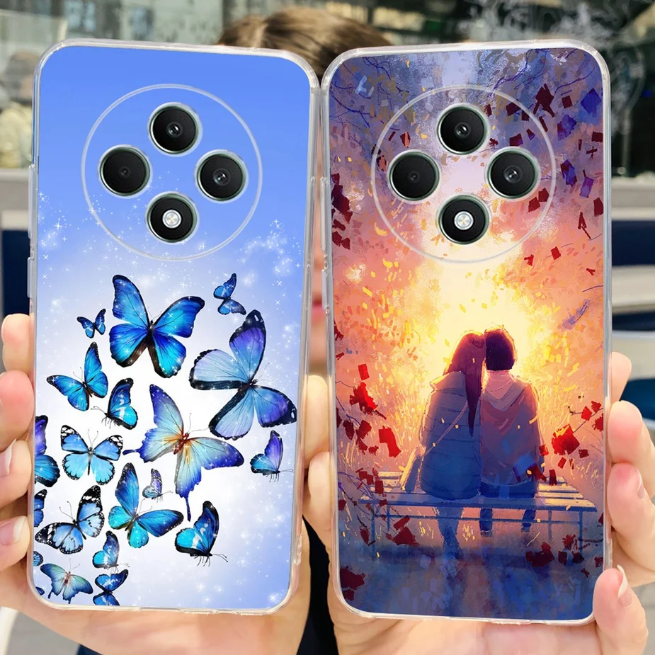 Cute Cat Cartoon Painted Soft Silicone Phone Case Cover