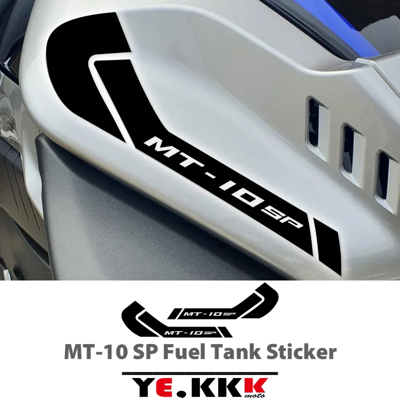 For YAMAHA MT-10 MT10 MT-10SP  SP Curve Fuel Tank Stickers Custom MT-10 Curve Fuel Tank Sticker Set No Background Die-cut Decal.