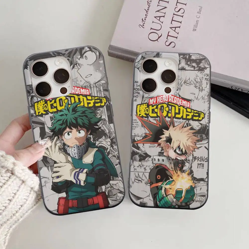 Anime My Hero Academia Soft Corrugated Transparent Phone Case