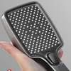 Grey Shower Set Bathroom Hot and Cold Mixer Shower Mixer LED Digital Ambient Light Bathtub Wall Mounted Shower System 4