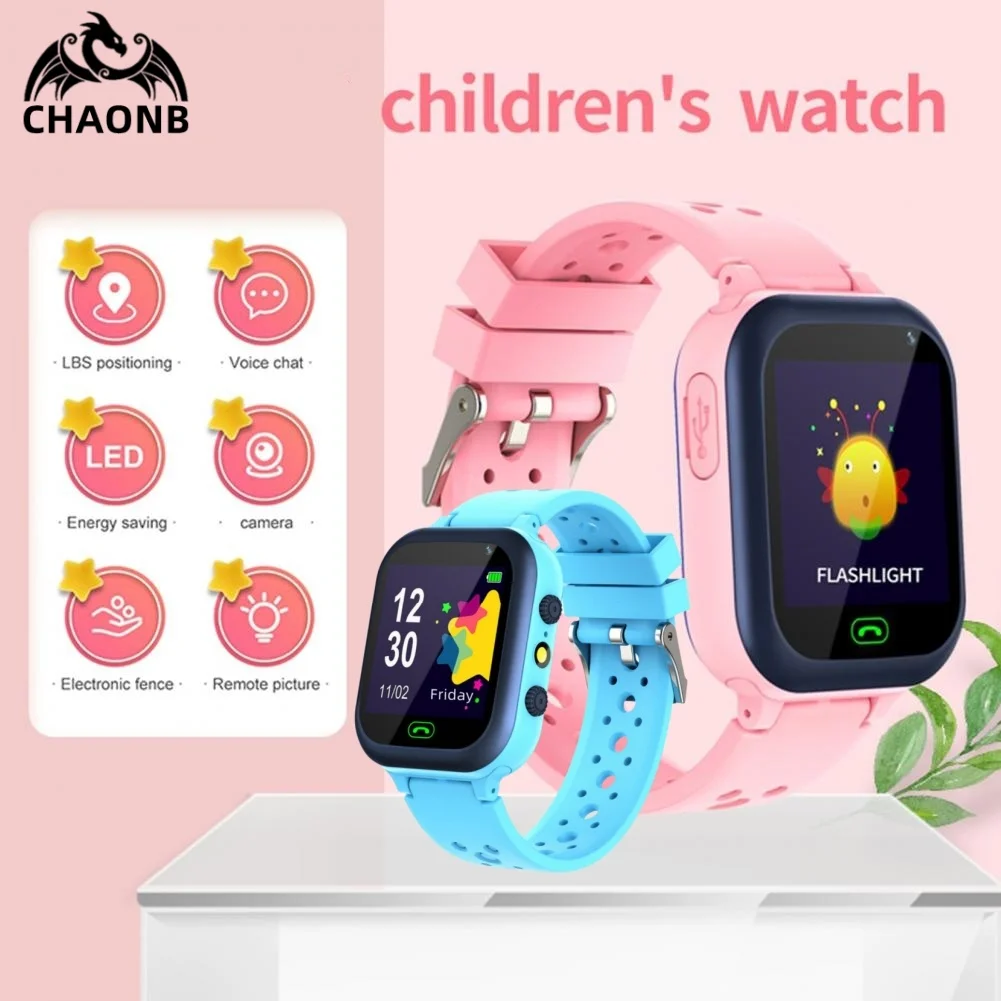 Children's Telephone Watch - Intelligent Photo Waterproof with SOS & Electronic Fence
