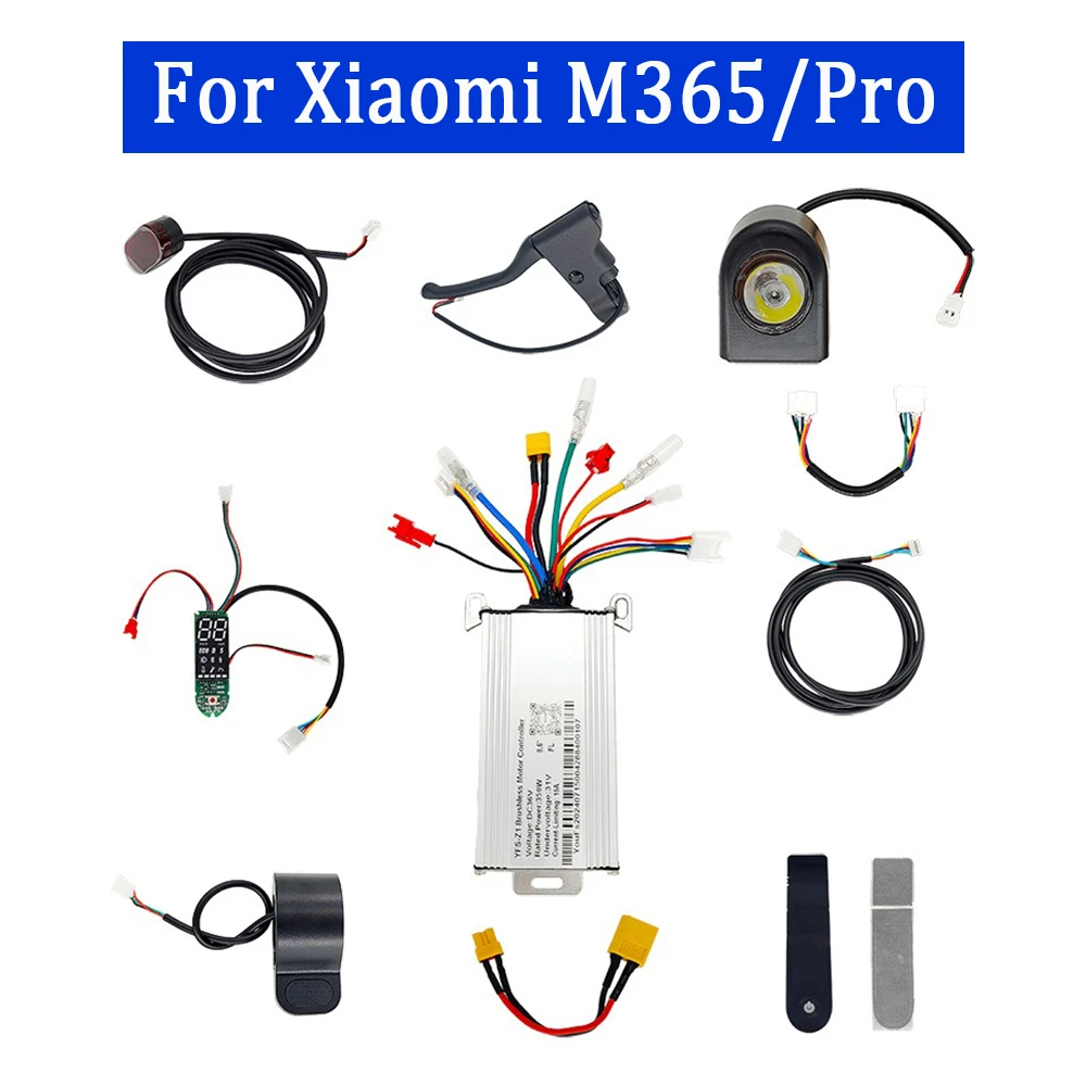 36V 350W Controller BT Board Accelerator Headlight Set For Xiaomi M365 E-Scooter