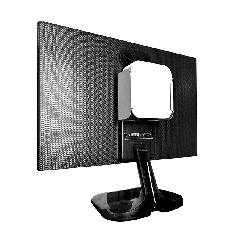 Wall-Mounted Under Desk Computer Holder Monitor Back Mini PC Stand Bracket For Mac Mini M4 PC Accessories