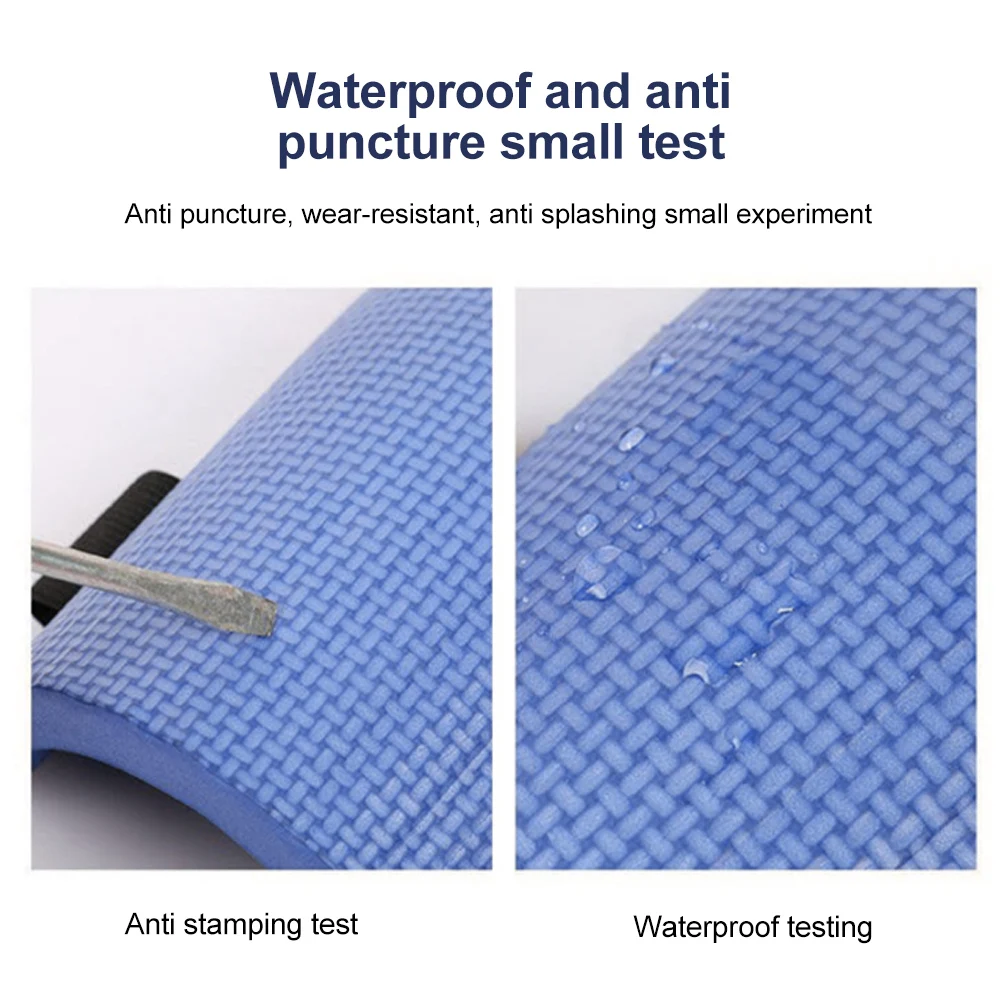 1Pair Construction Knee Pads for Work Men Women Comfortable EVA Foam Pading Anti-Slip Flooring Knee Pads with Adjustable Straps