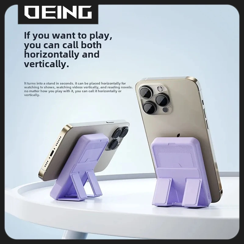 10000mAh Magnetic Power Bank With Foldable Stand For iPhone Samsung Xiaomi Portable Wireless Charger for Apple External Battery 3