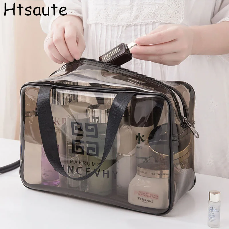 New PVC Large Capacity Dry And Wet Separation Washing Cosmetic Bag ...