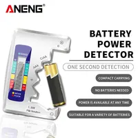 ANENG LCD Display C  AA AAA D N 9V 1.55V Universal Button Cell Battery Tester Volt Capacity Check Detector Capacitance Tool 1