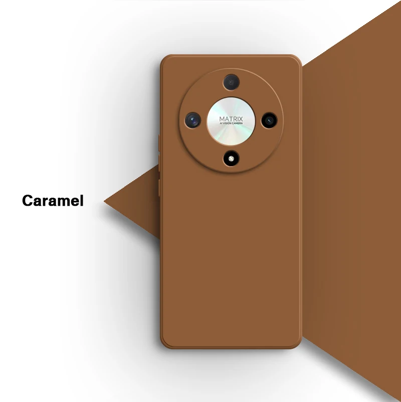 Minimalist Liquid Silicone Phone Case - Soft Square Design with Enhanced Protection