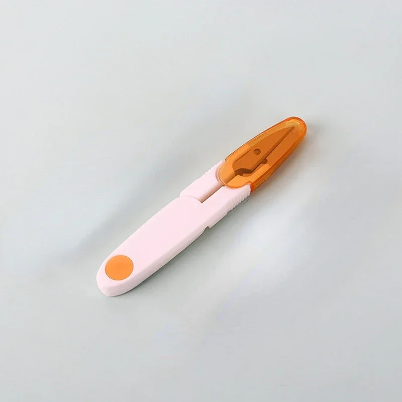 Stainless Steel tailor sewing household U-shaped small scissors safety fish line thread cutter