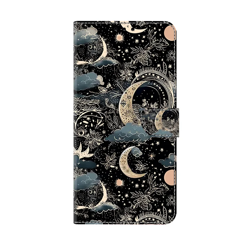 Premium Painted Wallet Leather Phone Case Cover