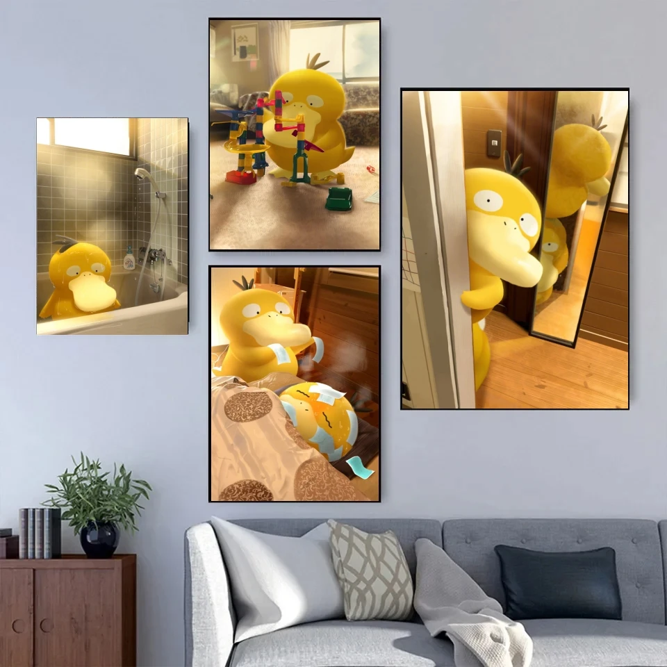 

Pokemon Poster Canvas Posters Picture Print Wall Kid Action Figures Gift Art Modular Painting Friends Gifts Classic Room Home