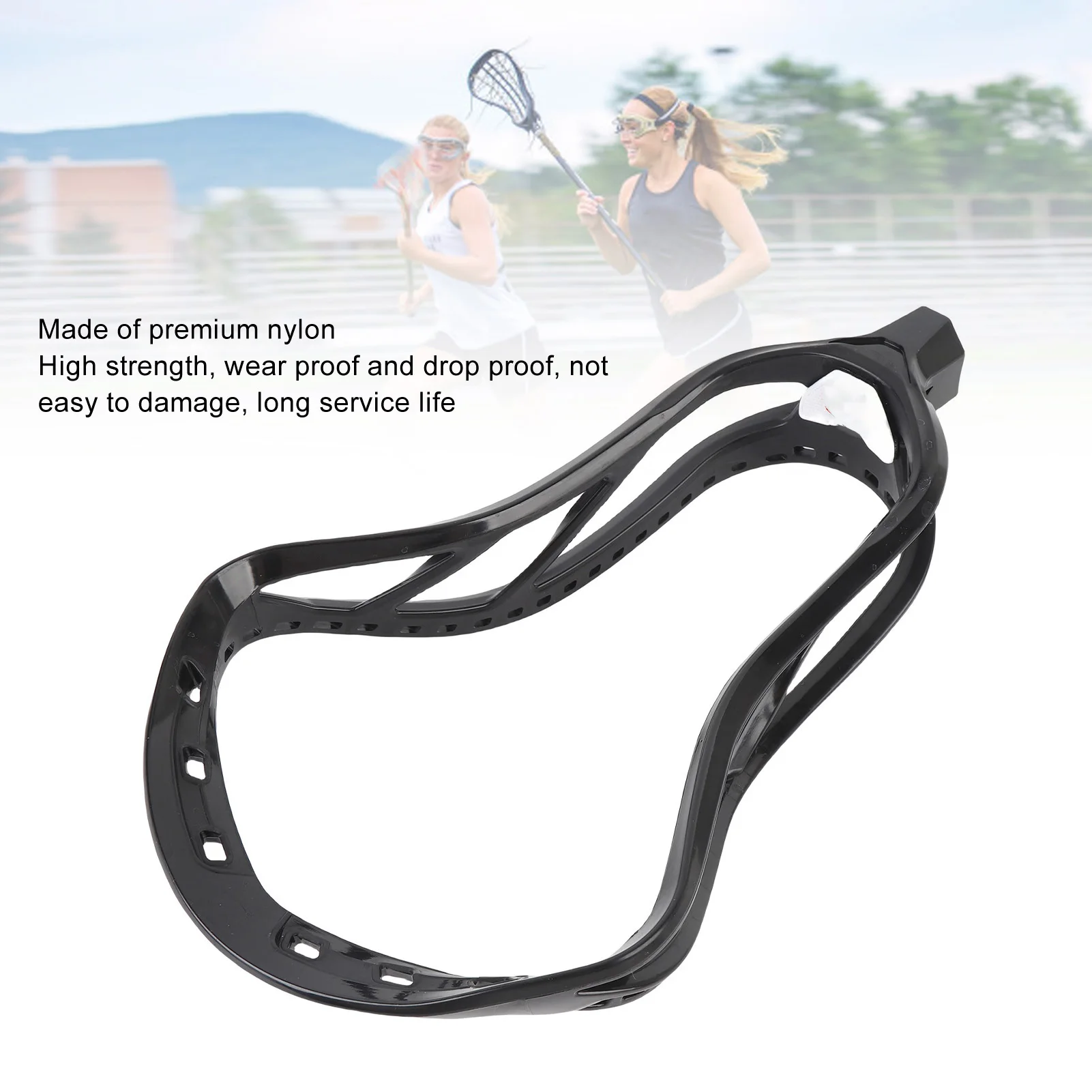 Lacrosse Stick Head - Nylon Strung For Offense/Defense, High Strength & Modern Design